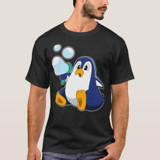 シャボン玉ペンギン Tシャツ