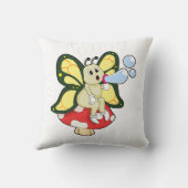 シャボン玉入り蝶 クッション (裏面)