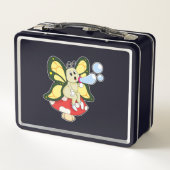 シャボン玉入り蝶 メタルランチボックス (裏面)
