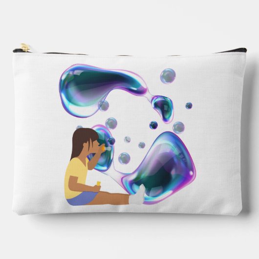 シャボン玉 アクセサリーポーチ (正面)