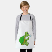 シャボン玉 エプロン (着用した状態)