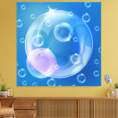 シャボン玉 キャンバスプリント (インサイチュ (リビング))