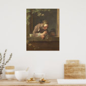 シャボン玉 – ジーンシメオンシャルダンファインアート ポスター (キッチン)