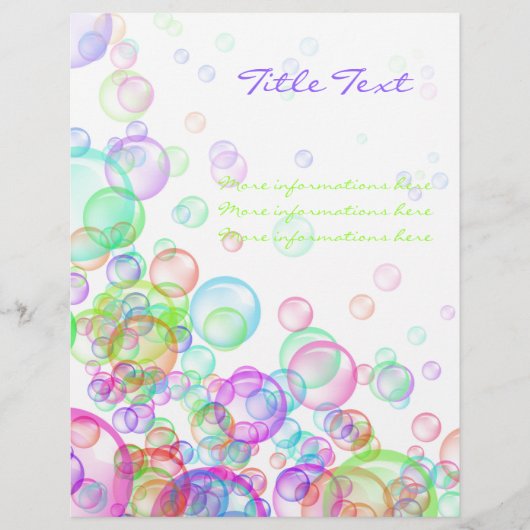 シャボン玉 チラシ (正面)