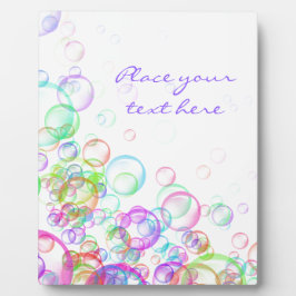 シャボン玉 フォトプラーク