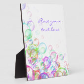 シャボン玉 フォトプラーク (側面)