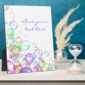 シャボン玉 フォトプラーク (側面)