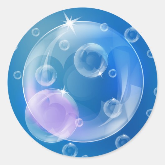 シャボン玉 ラウンドシール (正面)