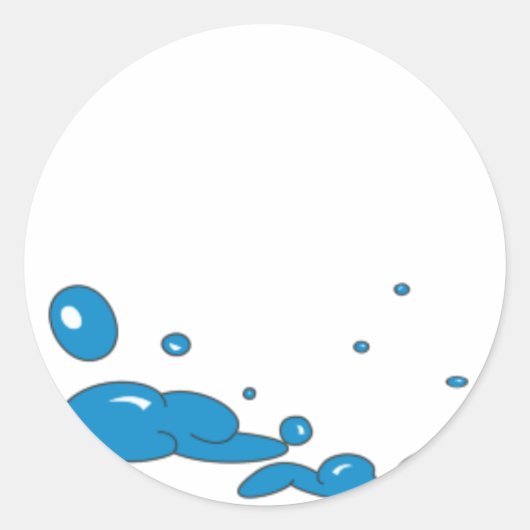 シャボン玉 ラウンドシール (正面)