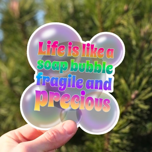シャボン玉 |壊れやすい大切 シール