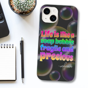 シャボン玉  壊れやすい大切 Case-Mate iPhone 14 PROケース