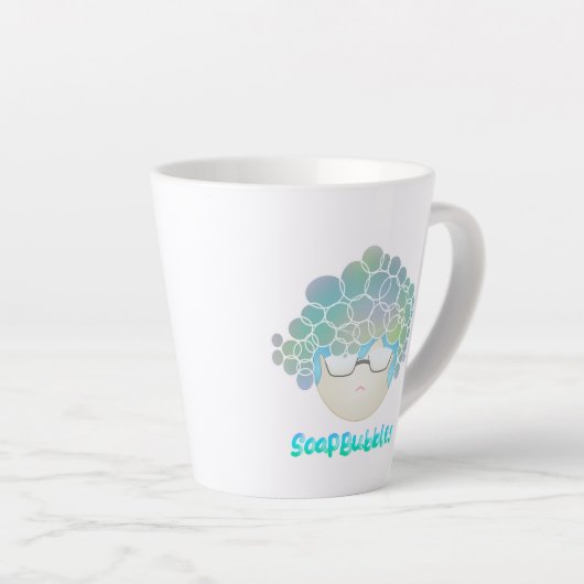 シャボン カフェラテマグ (右アングル)