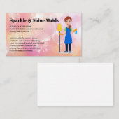 シャボン |クリーナーメイド 名刺 (正面/裏面)