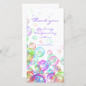 シャボン サンキューカード (正面/裏面)