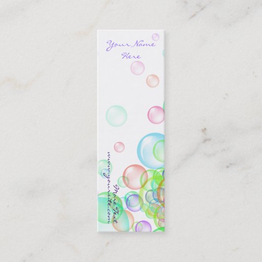 シャボン スキニー名刺 (正面)