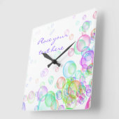 シャボン スクエア壁時計 (傾斜)