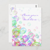 シャボン ポストカード (正面/裏面)