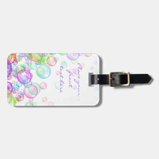 シャボン ラゲッジタグ (正面横)