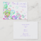 シャボン 名刺 (正面/裏面)