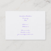 シャボン 名刺 (裏面)