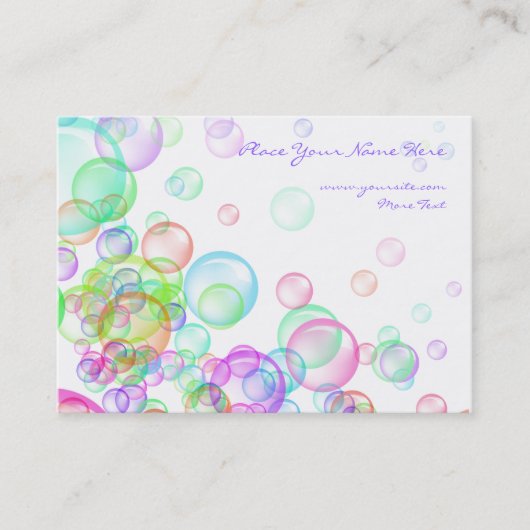 シャボン 名刺 (正面)