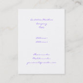 シャボン 名刺 (裏面)