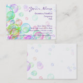 シャボン 名刺 (正面/裏面)