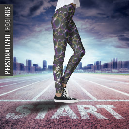 シャボン |名前または文字ヨガ レギンス