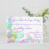 シャボン 招待状 (スタンド正面)