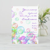 シャボン 招待状 (スタンド正面)