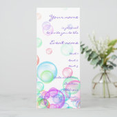 シャボン 招待状 (スタンド正面)