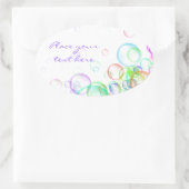 シャボン 楕円形シール (バッグ)