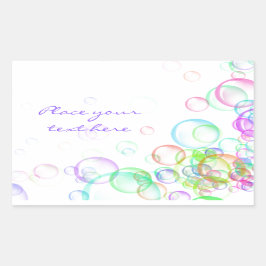 シャボン 長方形シール