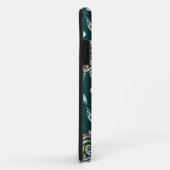 シャマニック海亀パターン+あなたのバックグラー色 Case-Mate iPhoneケース (裏面/右)