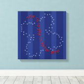 シャマバタフライオンキャンバス キャンバスプリント (インサイチュ (ウッドフロア))