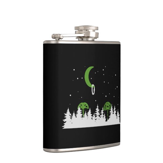 シャマロートカムの外に登る フラスク (右)