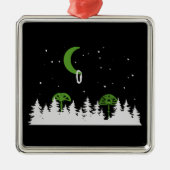 シャマロートカムの外に登る メタルオーナメント (正面)