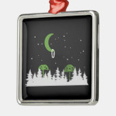 シャマロートカムの外に登る メタルオーナメント (左)