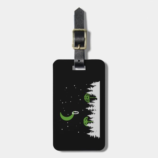 シャマロートカムの外に登る ラゲッジタグ (正面縦)