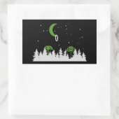 シャマロートカムの外に登る 長方形シール (バッグ)