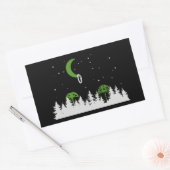 シャマロートカムの外に登る 長方形シール (封筒)