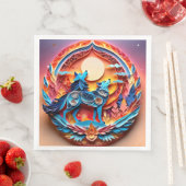 シャマンとオオカミは、この3Dモーメントで捕らえられる (インサイチュ)