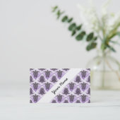 シャマンウミガメ模様 – バイオレット 名刺 (スタンド正面)