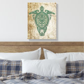 シャマンシータートルシンボル+あなたのアイディア キャンバスプリント (インサイチュ (寝室))