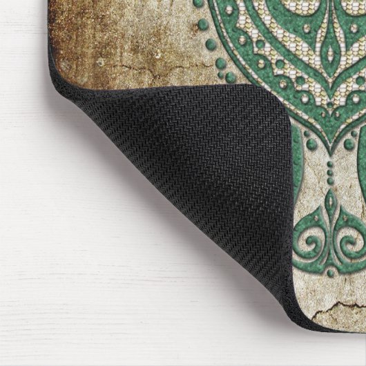 シャマンシータートルシンボル+あなたのアイディア マウスパッド (コーナー)