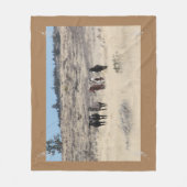 シャマンバンド&フェザーフリースブランケット フリースブランケット (正面)