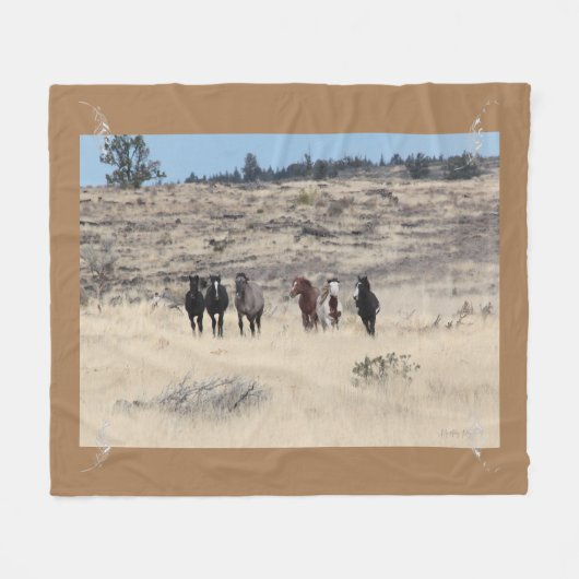 シャマンバンド&フェザーフリースブランケット フリースブランケット (正面(横))