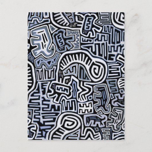 シャマンペヨーテ儀礼モラ ポストカード (正面)