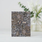 シャマンペヨーテ蛇儀式精霊 ポストカード (スタンド正面)