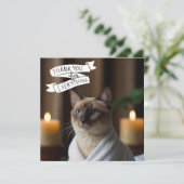 シャミーキャットインスパパーティー サンキューカード (スタンド正面)